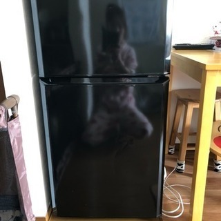 Haier✩冷凍冷蔵庫 JR-N 106H ブラック 2014年製