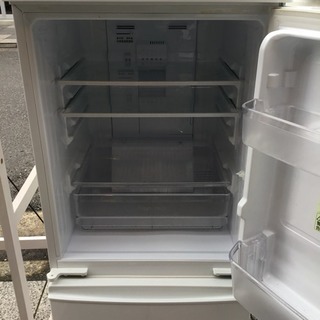 #2196 2015年製 シャープ　SHARP 137L つけかえどっちもドア冷蔵庫 SJ-UA14
