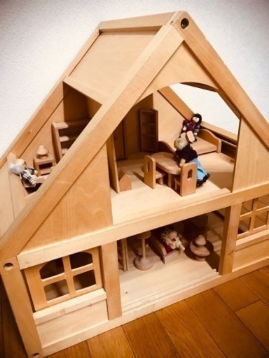 『自宅遊びに！　ドールハウス』　#人形#家具#室内遊び#巣籠もり#コロナ対策