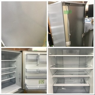 冷蔵庫 アクア 2018年 家族用 ファミリーサイズ 4ドア 355L AQR-36G シルバー AQUA 川崎区 KK