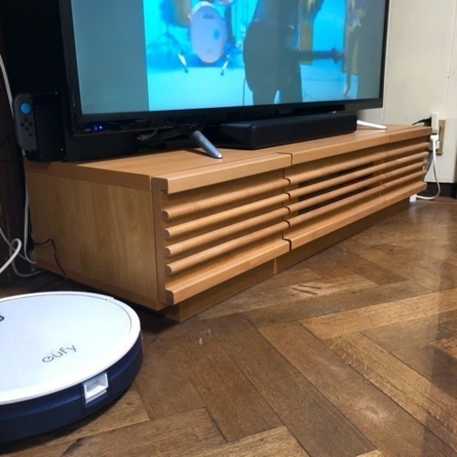 テレビ台 ローボード幅120cm ロータイプ 国産 ナチュラル 3月中旬以降受け渡し