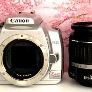 ❤️初心者にオススメ❤️大人気シルバー❤Canon kiss xレンズキット❤️ ❤️初心者にオススメ❤️大人気シルバー❤Canon kiss xレンズキット❤️