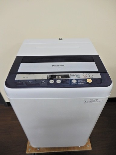 ◆洗濯槽内部クリーニング済み♪パナソニック洗濯機　NA-F45B6　4.5kg　2013年製　動作ＯＫ♪js2