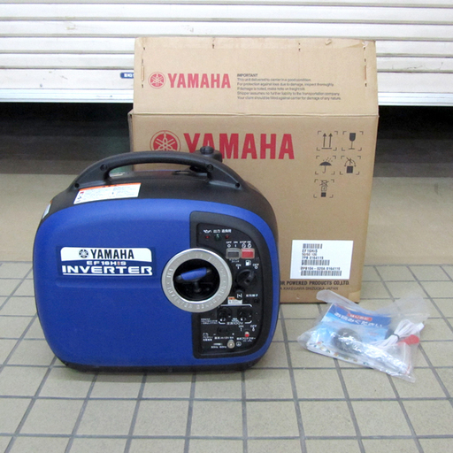 YAMAHA/ヤマハ 防音型インバータ発電機 1.6kVA 軽量20kg EF16HiS