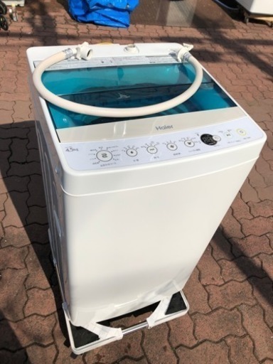 記載価格から最大2000円引き！ハイアール 全自動電気洗濯 jw-c45a 4.5kg 2016年