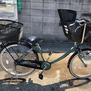 もうすぐ出品停止します✩.*˚子ども乗せ自転車26インチ Pro-vocatio 自転車 子供乗せ 後ろ シティサイクル 24インチ 26