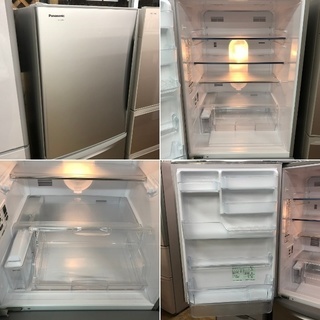 美品【 Panasonic 】パナソニック 321L 3ドア冷蔵庫 自動製氷機付き 最