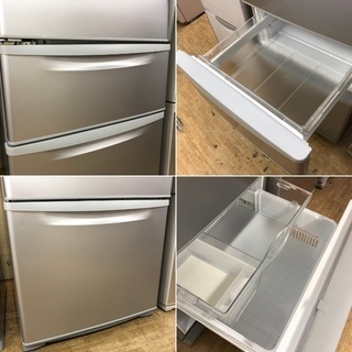 激安‼️製氷機付き 10年製 321L Panasonic3ドア冷蔵庫NR-C329M-S🌟