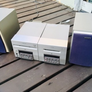 SONY CD&MD コンポ 一応作動します。