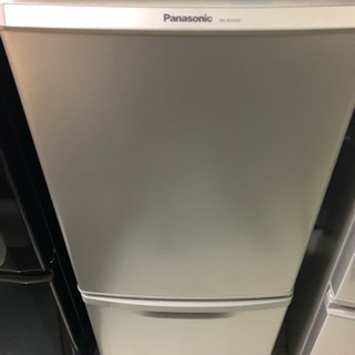 [パナソニック] 2ドア冷蔵庫 2017年製 NR-B149W-S