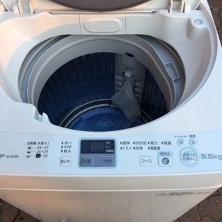 記載価格より最大2000円引き! SHARP 全自動電気洗濯機 2014年製