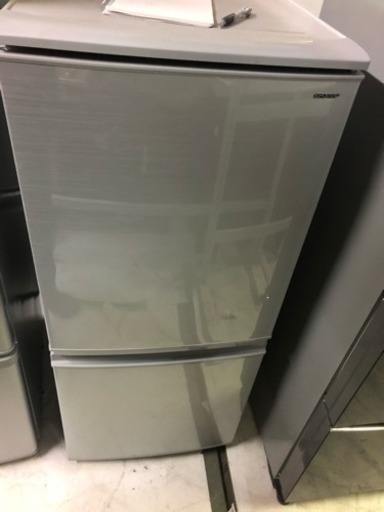 [SHARP] 2ドア冷蔵庫 2018年製 SJ-D14D-S