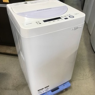2017年製 SHARP 全自動電気洗濯機 ES-GE5A-V 5.5kg洗い www ...