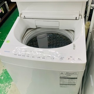 美品 BB0454 TOSHIBA 8.0kg 全自動洗濯機 A...