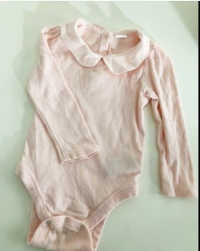 Gap 襟付きロンパース ピンク80 90cm えにっき 日進の子供用品の中古あげます 譲ります ジモティーで不用品の処分