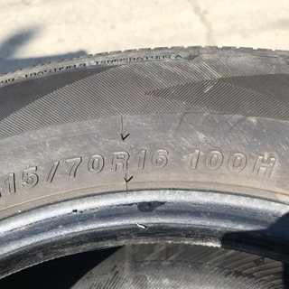 【愛知発】215/70R16 100H★8-9分山 ヨコハマ GEOLANDAR SUV 2015年製 4本価格 ノーマル バリ山 管理番号3502