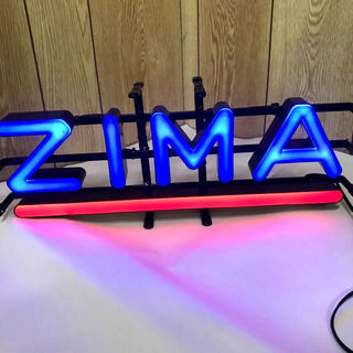 ZIMA ジーマ ネオン風 LED サイン 看板照明ジーマ エッジライト サイン 電飾看板 ネオン看板 サインボード 店舗用 (ジュリアーノ)  新守山の家電の中古あげます・譲ります｜ジモティーで不用品の処分