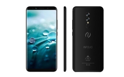 「INFOLIO（インフォリオ）」WGNスマートフォン BioZen内蔵