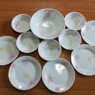 コレール皿11枚セット（新品） クリアランス