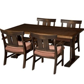 値下げ☆【未使用】木製 ダイニングテーブル　4人掛け 木製ダイニングテーブルセット