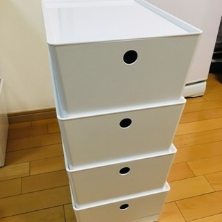 4個セット IKEAイケア KUGGIS 26×35×15cm