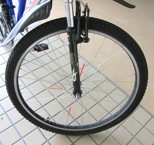 26インチ MTB 自転車 AQUILA 18段切替 ブルー