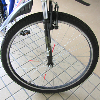 26インチ MTB 自転車 AQUILA 18段切替 ブルー