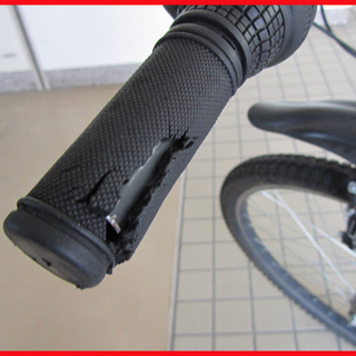 26インチ MTB 自転車 AQUILA 18段切替 ブルー