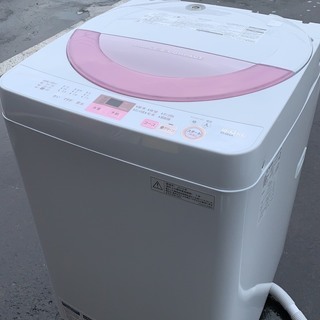 シャープ 2016年 6kg洗濯機 美品です。ピンク*M*