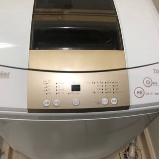 ハイアール 洗濯機7キロ 2017年製の画像