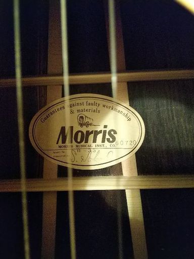 Morrisギターヴィンテージ品Ｗ-35美品