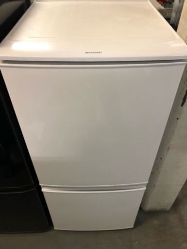 [シャープ]  2ドア冷蔵庫 2016年製 SJ-D14B-W