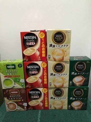 ネスレ ネスカフェ カプチーノ ミルクラテ ふわラテ 抹茶 ココア 飲み物 おやつ パコ 広島のその他の中古あげます 譲ります ジモティーで不用品の処分