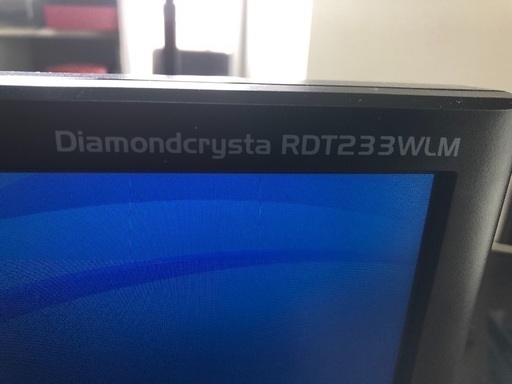 美品！HDMI搭載三菱(MITSUBISHI)のワイド液晶パソコンモニター！