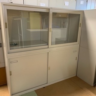 63書庫上下セット 深型 w1760 d515 h1760 引き違い
