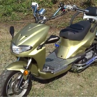 CPI　トライク　150cc　側車付二輪　中古　走行極少　アクセ...