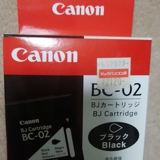 Canonプリンタインク BC-02 ブラック 未開封ですが古いです