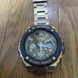 アクセサリー カシオ Gショック Gスチール GST-W100D ブルー