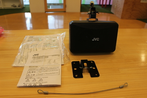 JVC コンパクトスピーカー PS-S10B 黒 + ビクター スピーカーハンガー
