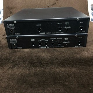 BOSSコンプ／リミッター グラフィックイコライザー