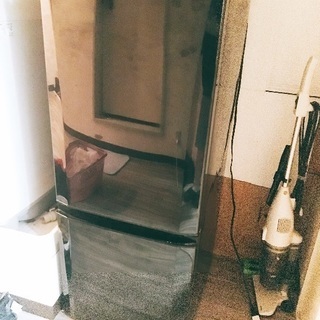 冷蔵庫 (美品) 黒 2ドア