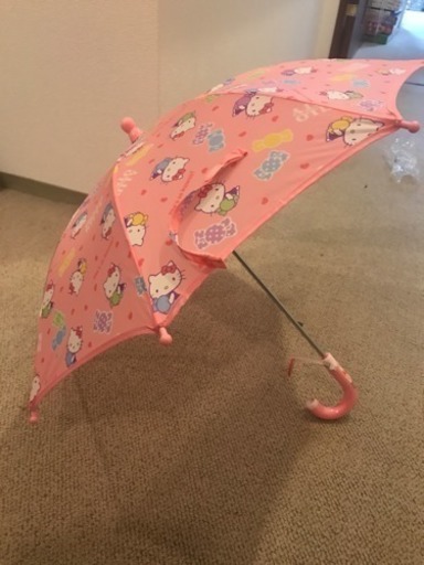 決まりました キティちゃん 傘 Yaks 神戸の子供用品の中古あげます 譲ります ジモティーで不用品の処分