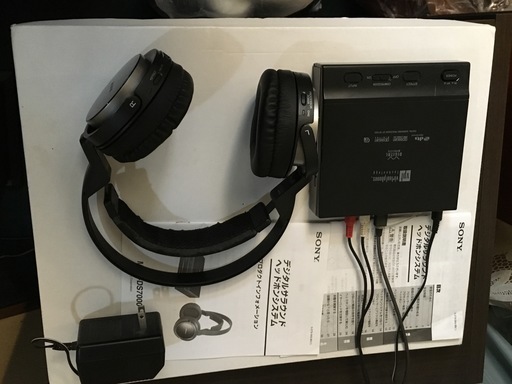 SONY 7.1chデジタルサラウンドヘッドホンシステム MDR-DS7000 取説＋