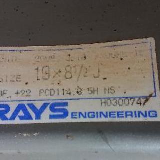 RAYS PROGRESSIVE TE 19インチ 8.5j +22