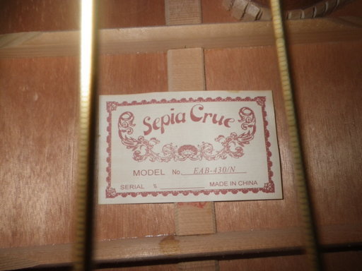 Sepia Crue アコースティック・ベース(マイク付き) - beautifulbooze.com