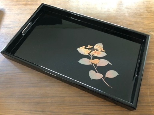 木製 越前漆器 トレイ