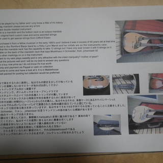 Wネック・マンドリン