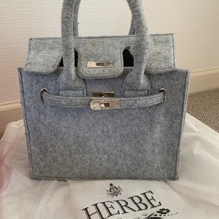 HERBE グレー バッグ