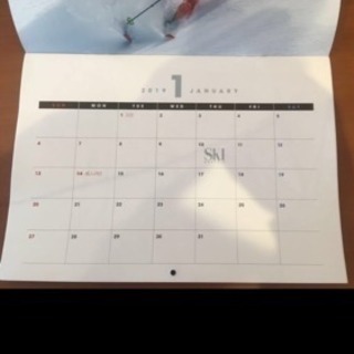 スキー2019カレンダー