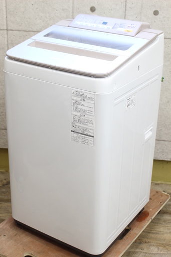 R459)パナソニック Panasonic 全自動洗濯機 NA-FA70H5 2017年製 7kg 取扱説明書付き エコナビ 泡洗浄